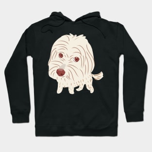 Big Head Maltipoo Dog Hoodie